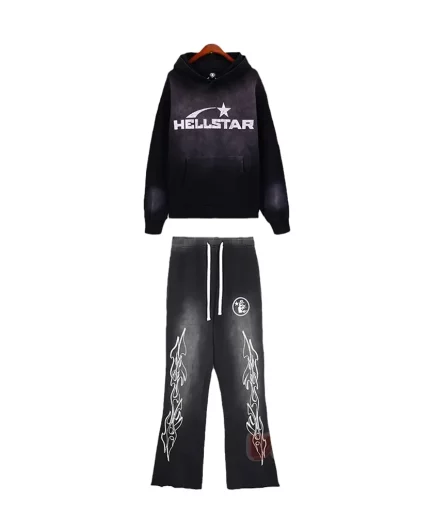 Hellstar Vintage Tracksuit – Black