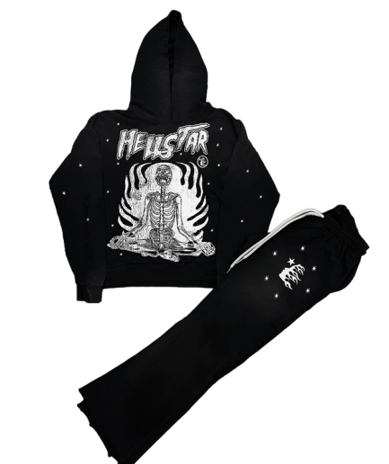 Hellstar Skull Tracksuit – Black